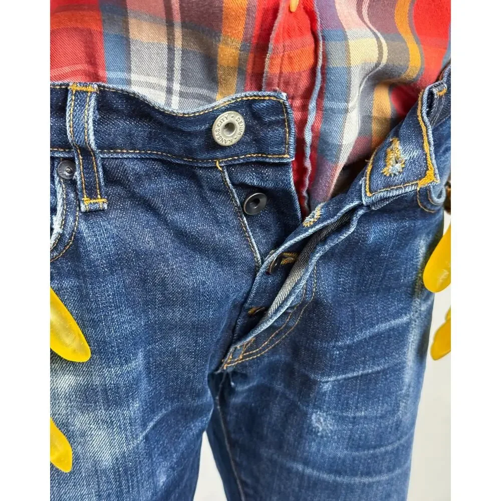 Baldwin The 77 Drop Yoke Straight Selvedge Jeans 32x30 USA Japanese Denim